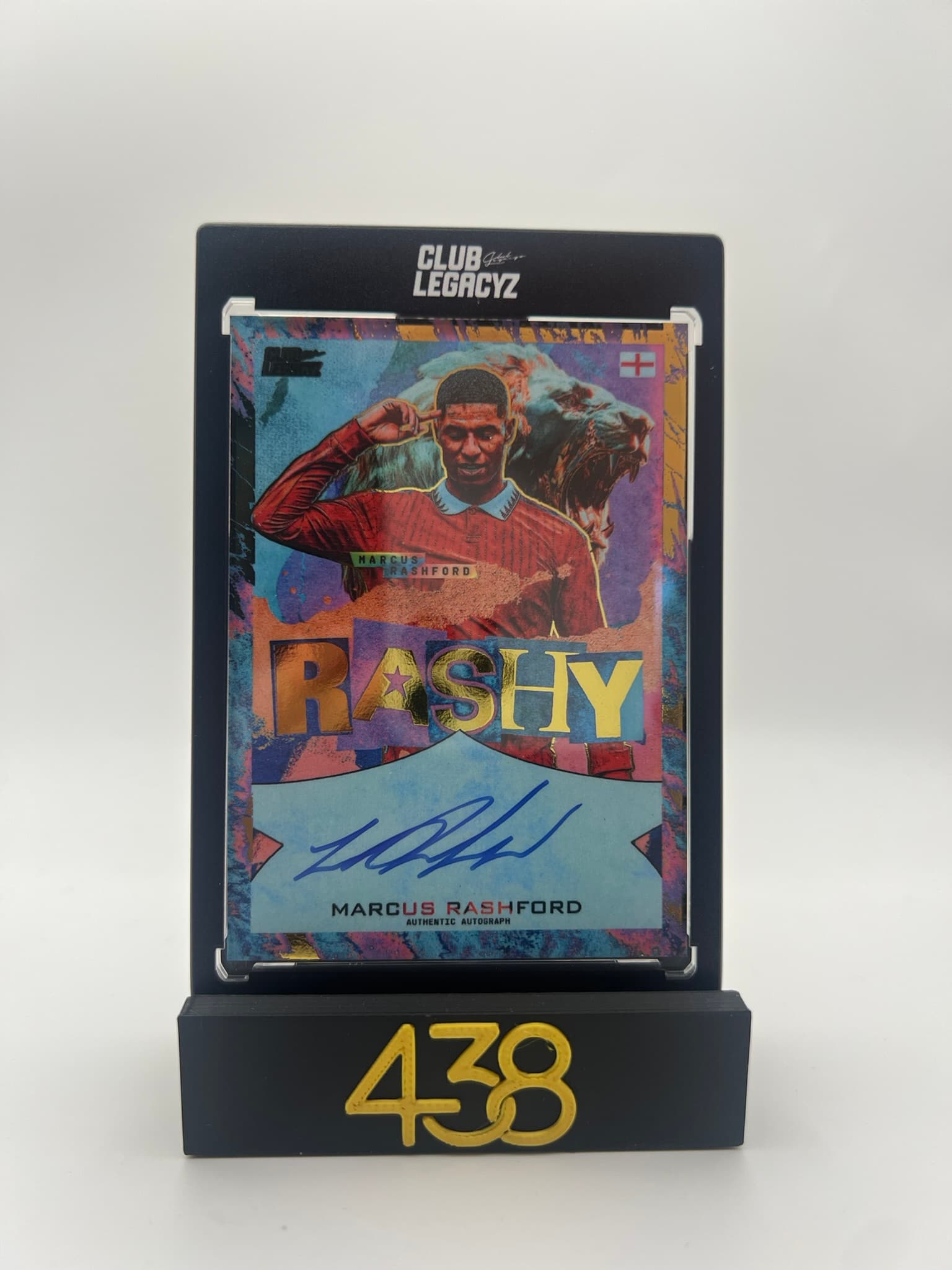 Marcus Rashford Mind Game Edition On Card Autograph 2/5