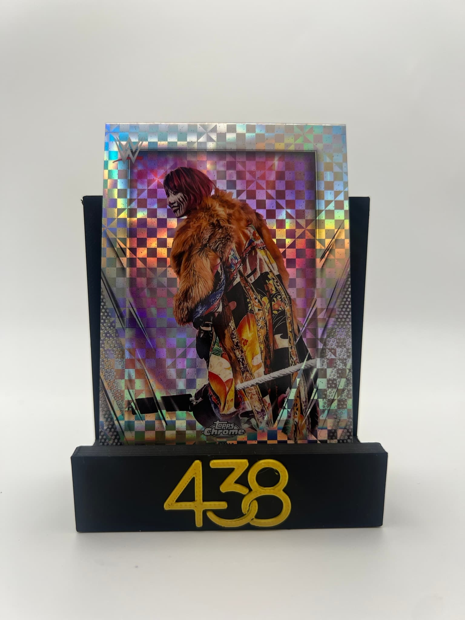 Topps Chrome WWE - Asuka Checkerboard Refractor