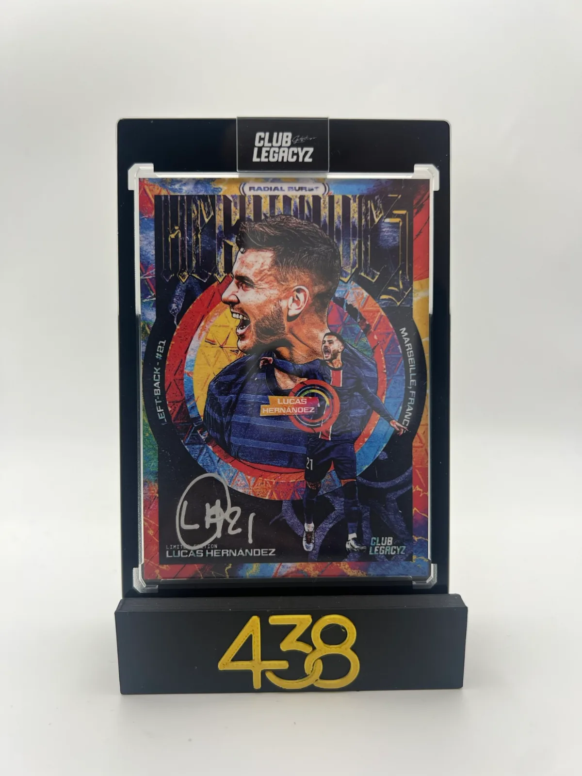 Club Legacyz Icons 2 - Lucas Hernandez Radial Burst On Card Autograph 43/100