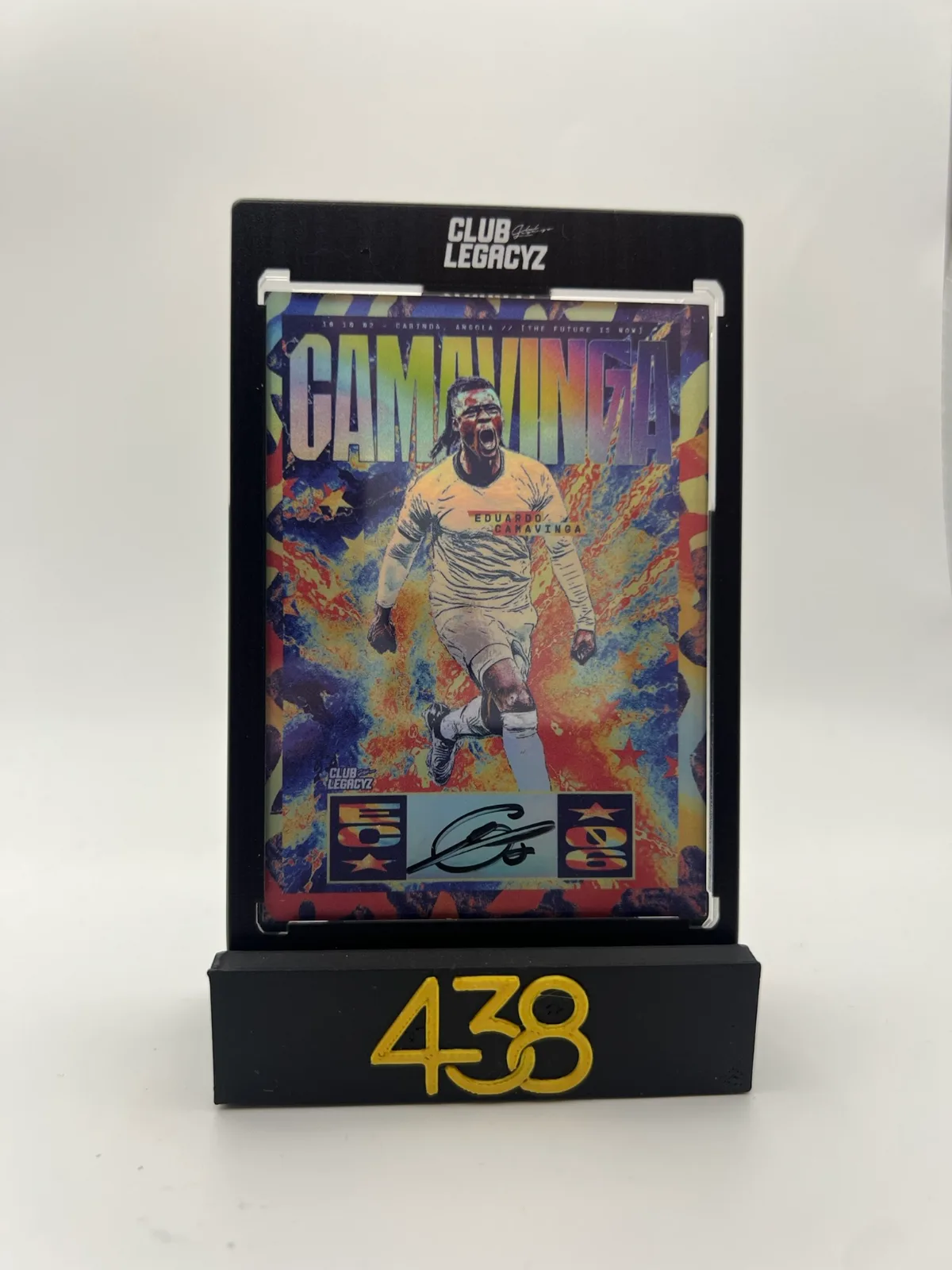 Club Legacyz Icons 2 - Eduardo Camavinga The Pulse On Card Autograph 65/100